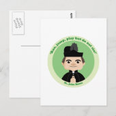 St. John Bosco Postkarte (Vorne/Hinten)