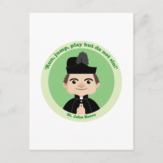 St. John Bosco Postkarte (Vorderseite)
