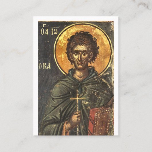 St. John Calabytes Orthodox Christian Prayer Card Platzkarte (Vorderseite)