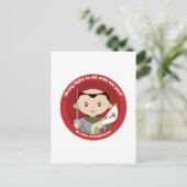 St. John Capistrano Postkarte (Stehend Vorderseite)