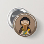 St. John Cassian Button (Vorne & Hinten)