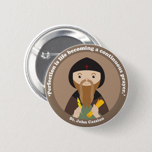 St. John Cassian Button (Vorne & Hinten)