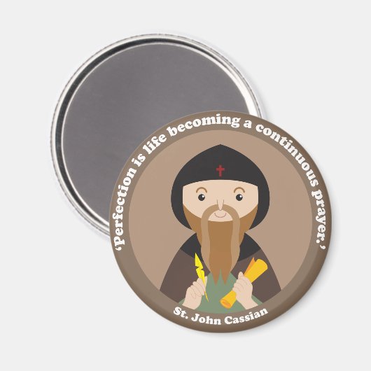 St. John Cassian Magnet (Vorderseite/Rückseite)