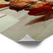 St. John Chrysostom im Exil von Kaiserin Eudoxia Poster (Ecke)