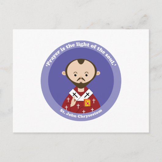 St. John Chrysostom Postkarte (Vorderseite)