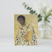 St. John Chrysostom von Andrei Rublev Postkarte (Stehend Vorderseite)