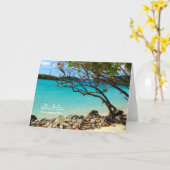 St John Cinnamon Bay Blank Note Card Karte (Gelbe Blume)