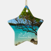St John Cinnamon Bay Keramik Star Ornament (Rechts)