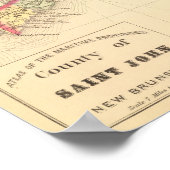 St John Co., NB Poster (Ecke)