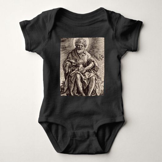 St. John der Täufer Holt das Lamm Baby Strampler (Vorderseite)