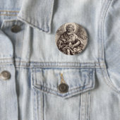 St. John der Täufer Holt das Lamm Button (Beispiel)