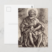 St. John der Täufer Holt das Lamm Postkarte (Vorne/Hinten)