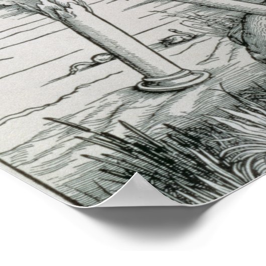 St. John Devouring the Book Poster (Ecke)