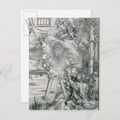 St. John Devouring the Book Postkarte (Vorne/Hinten)