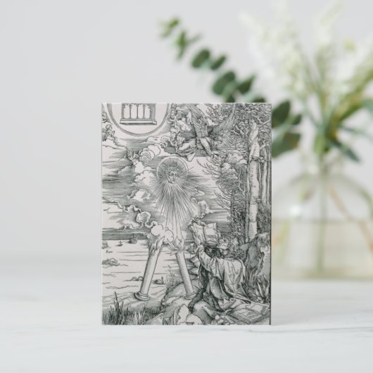 St. John Devouring the Book Postkarte (Stehend Vorderseite)