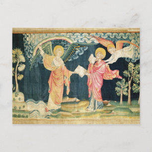 St. John Eating the Book Postkarte