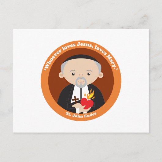 St. John Eudes Postkarte (Vorderseite)