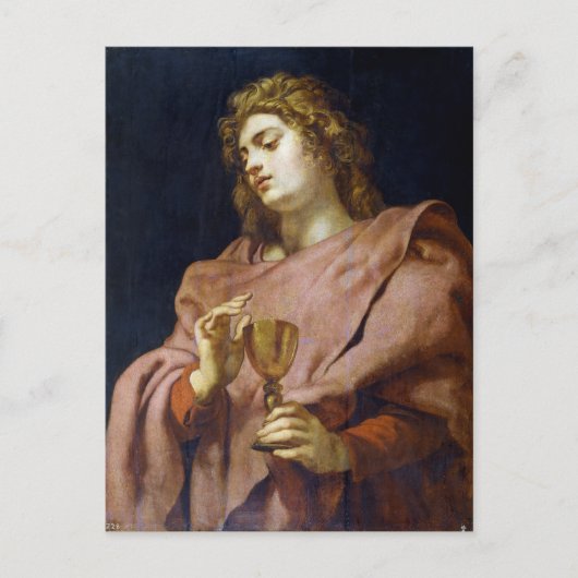 St. John Evangelist Peter Paul Rubens Postkarte (Vorderseite)