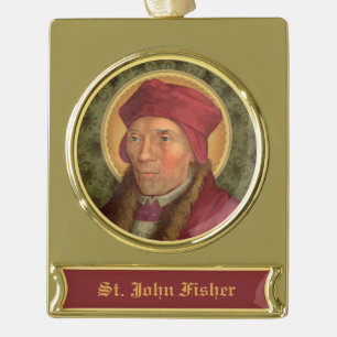 St. John Fisher (SAU 025) Banner-Ornament Gold