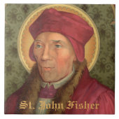 St. John Fisher (SAU 025) Keramik Fliese (Vorderseite)