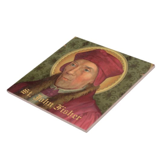 St. John Fisher (SAU 025) Keramik Fliese (Seite)