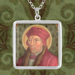 St. John Fisher (SAU 025) Versilberte Kette<br><div class="desc">Weniger bekannt durch die Öffentlichkeit als sein zeitgenössischer und märchenhafter St. Thomas More, mit dem er einen Festtag teilt, war St. John Fisher (1469-1535) vielleicht der berühmteste englische Theologe seiner Zeit. Er wurde von Heinrich VIII. hingerichtet, weil er sich weigerte, die Scheidung des Königs von Catherine von Aragon zu sanktionieren,...</div>