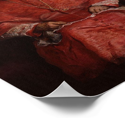 St John Henry Newman Katholic Saint Everett Poster (Ecke)