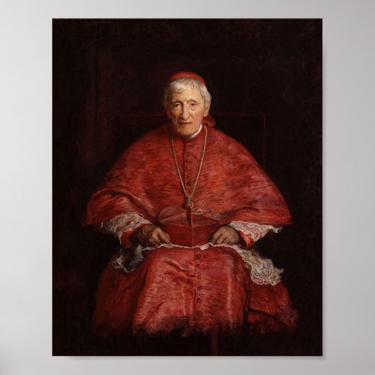 St John Henry Newman Katholic Saint Everett Poster (Vorne)