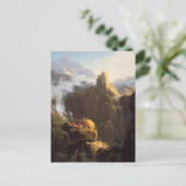 St. John in the Wilderness von Thomas Cole Postcar Postkarte (Stehend Vorderseite)