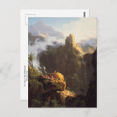 St. John in the Wilderness von Thomas Cole Postcar Postkarte (Vorne/Hinten)