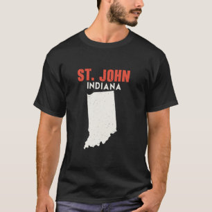 St John Indiana USA Staat America Travel Indianan T-Shirt