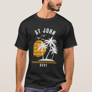 St John Island Usvi Caribbean Vacation Souvenir T-Shirt