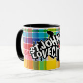 St. John "Liebe City" U.S. Jungfrau Islands, Madra Tasse (Vorderseite Links)