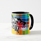 St. John "Liebe City" U.S. Jungfrau Islands, Madra Tasse (VorderseiteRechts)