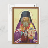 St. John Maximovitch Postkarte (Vorne/Hinten)