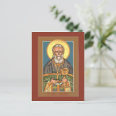St. John of Kronstadt Prayer Card Postkarte (Stehend Vorderseite)
