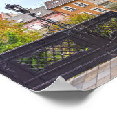 St. John of Nepomuk Statue, Bratislava, Slowakei Poster (Ecke)