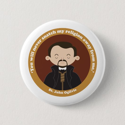 St. John Ogilvie Button (Vorderseite)