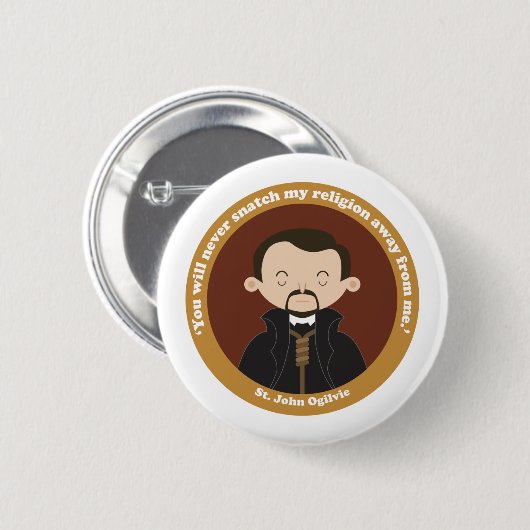 St. John Ogilvie Button (Vorne & Hinten)