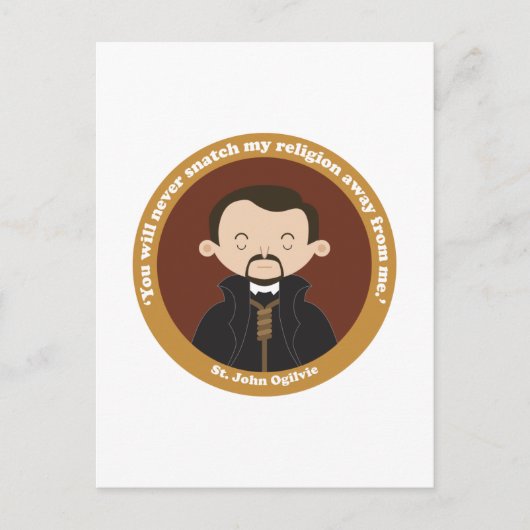 St. John Ogilvie Postkarte (Vorderseite)