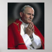 ST JOHN PAUL BEI PRAYER POSTER (Vorne)