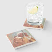 St John Paul II Coaster Steinuntersetzer (Seitenansicht)