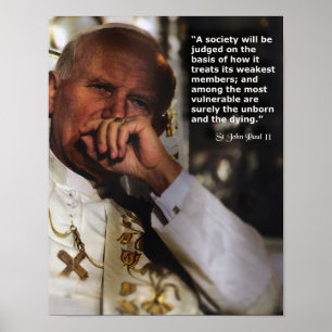 St John Paul II Poster