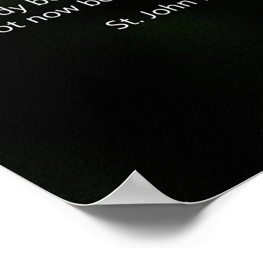 St. John Paul II Quotes Poster (Ecke)