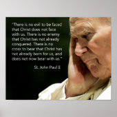 St. John Paul II Quotes Poster (Vorne)