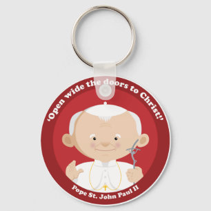 St John Paul II Schlüsselanhänger