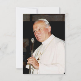 St. John Paul II Totus Tuus Holy Card Dankeskarte