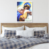 ST JOHN PAUL II UND UNSERE LADY LEINWANDDRUCK (Insitu (Schlafzimmer))