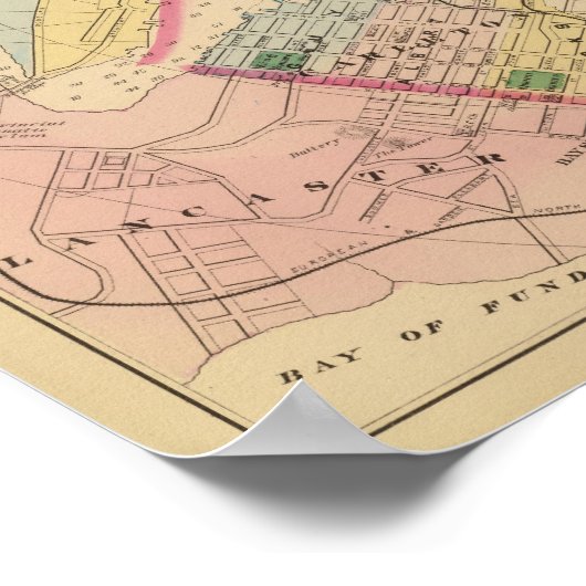 St. John, Portland, NB Poster (Ecke)