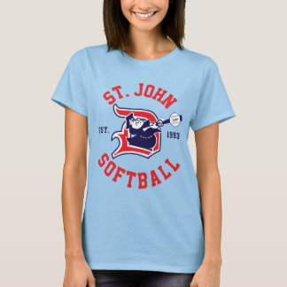 St. John Red Ringer - Frauen T-Shirt